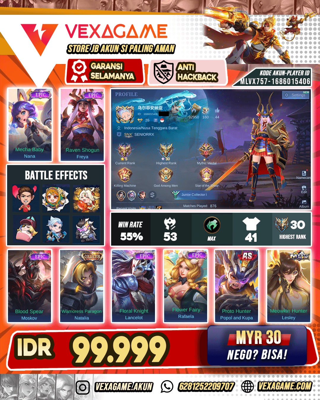 Freya Epic Murah