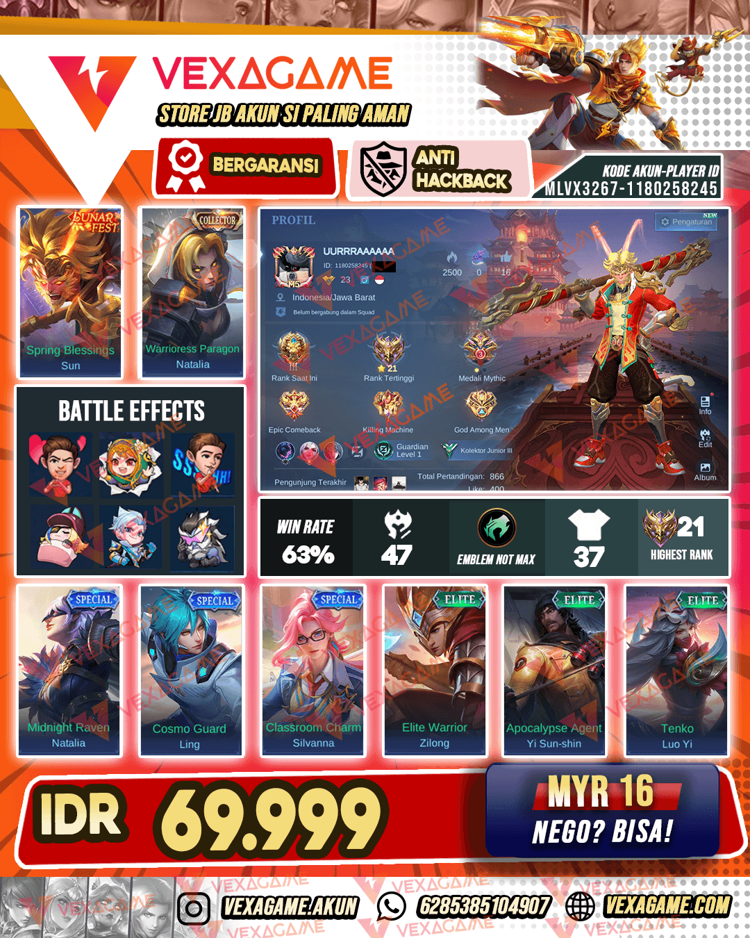 Sun Lunar Fest X Natalia Collector