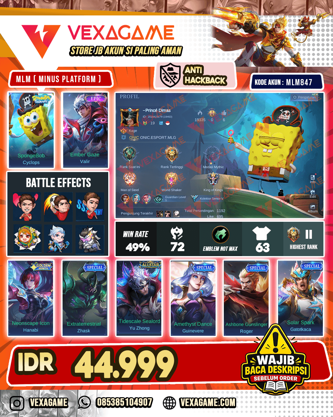 Cylops Spongebob X Valir Epic