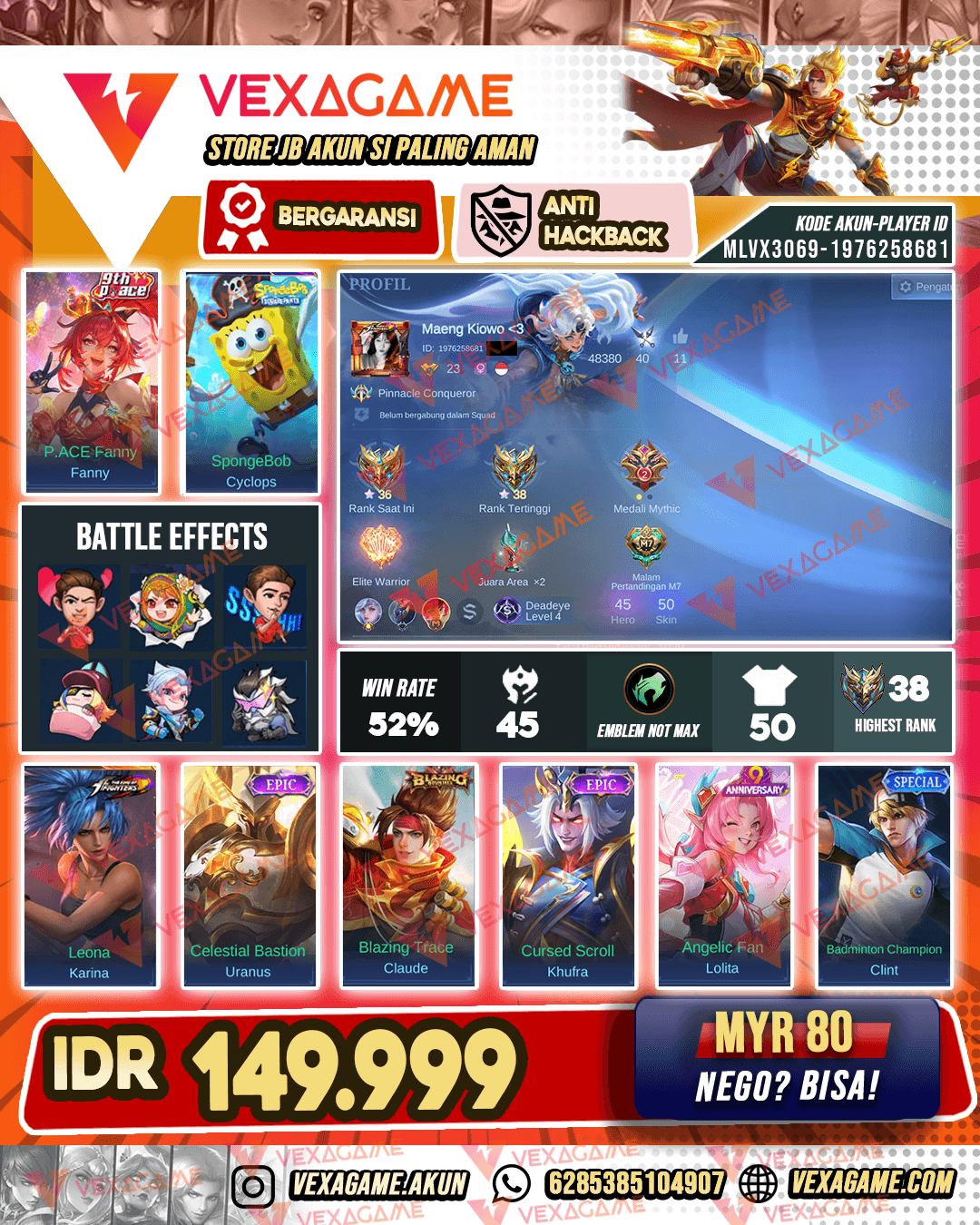 Akun Murah