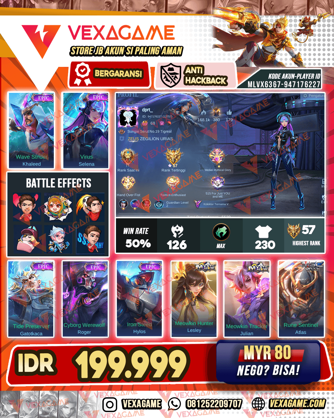 Selena Epic | Lunox Epic