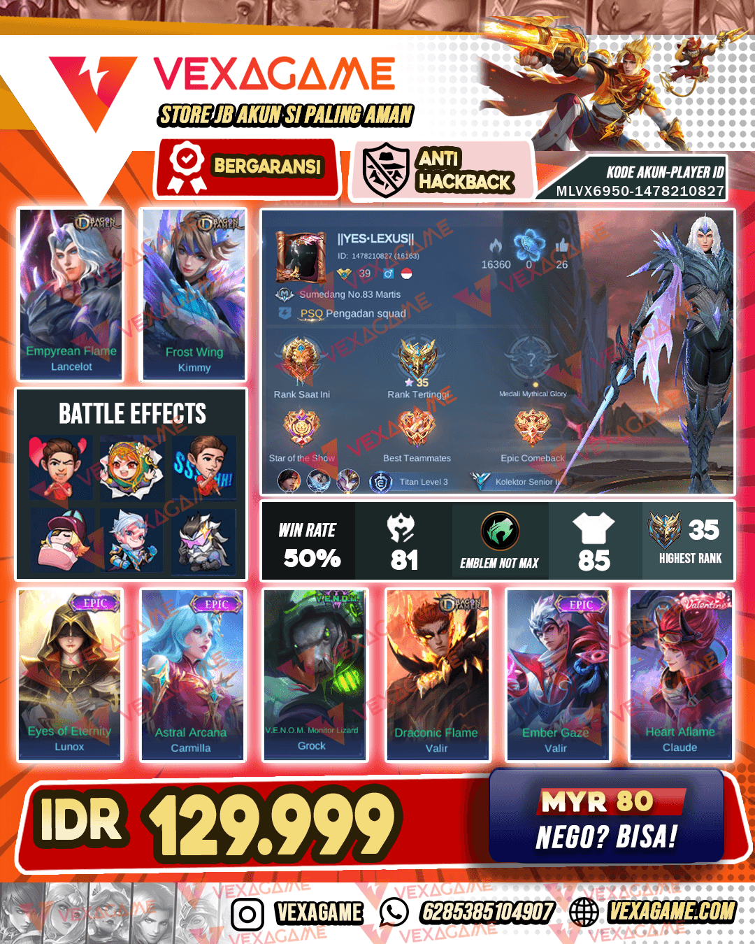 Lancelot Dragon Timer | Kimmy Dragon Timer | Claude Valentine
