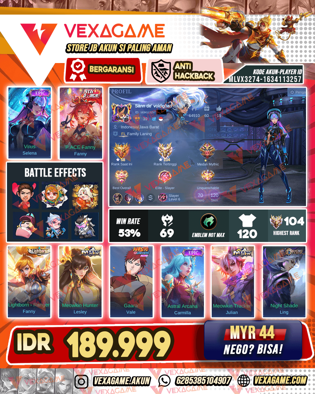 Selena Epic X Fanny 9th | Ex Immo