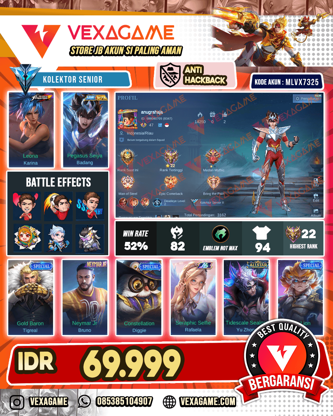 Badang saint Seiya | Karina kof | Recall Snowman