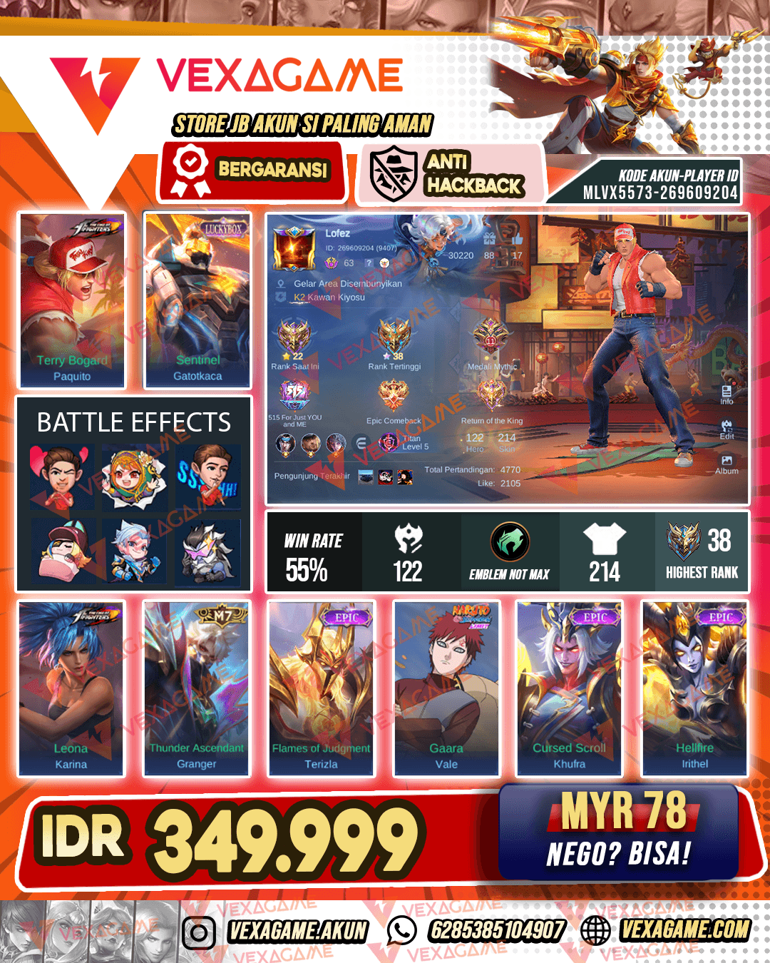 Paquito KOF | Gatotkaca Luckybox
