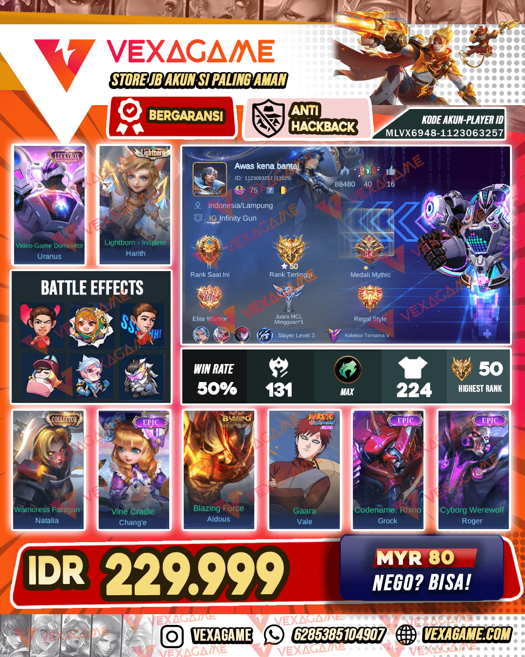 Uranus Luckybox | Harith Lightborn | Emblem MAX