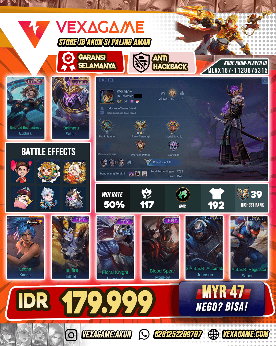 Saber Luckybox Murah