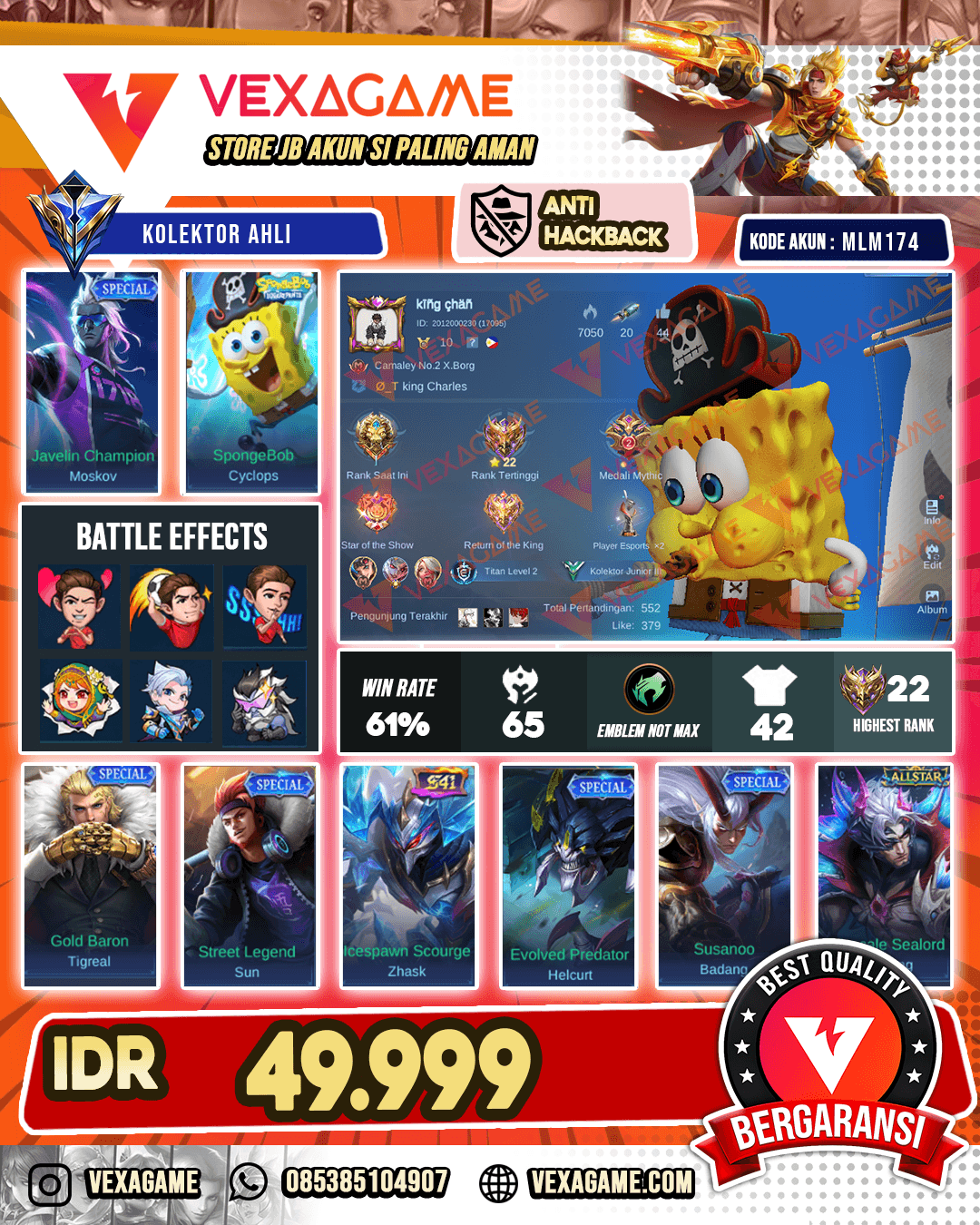 Cyclop Spongebob | Yu Zhong All Star