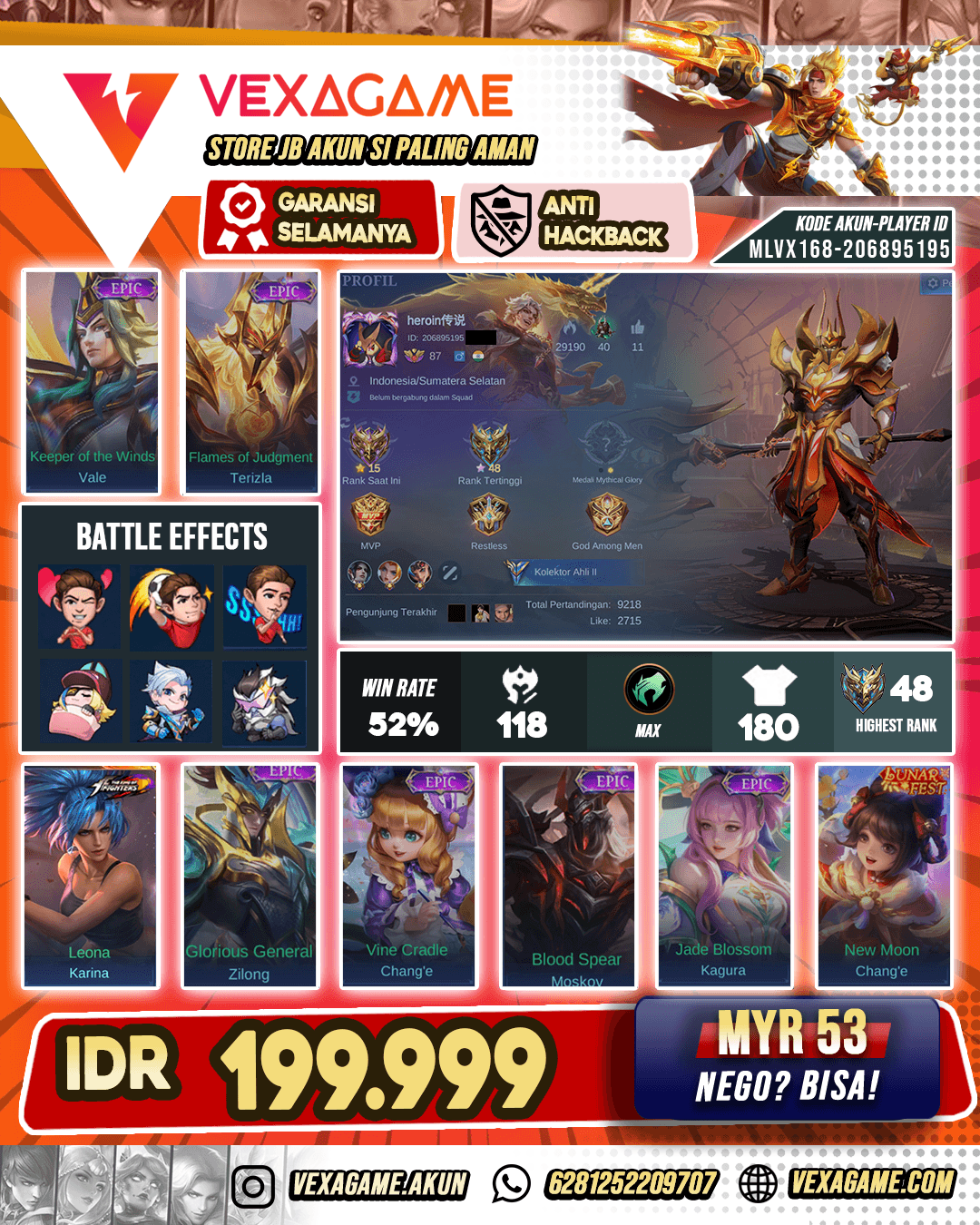 Terizla Epic Murah