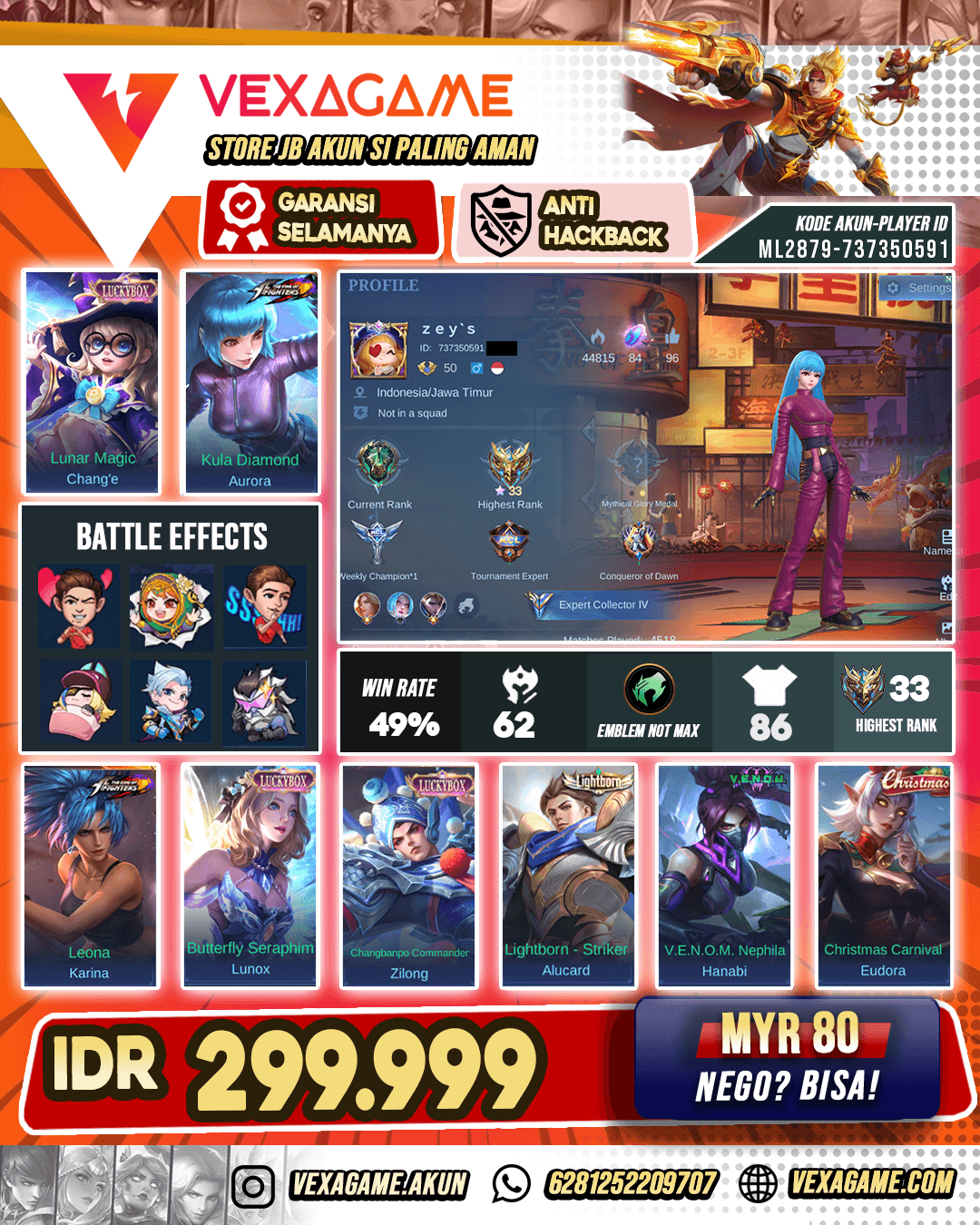 Aurora KOF | 3 Luckybox