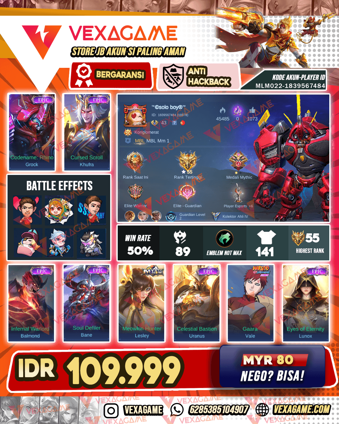 Grock Epic | Khufra Epic