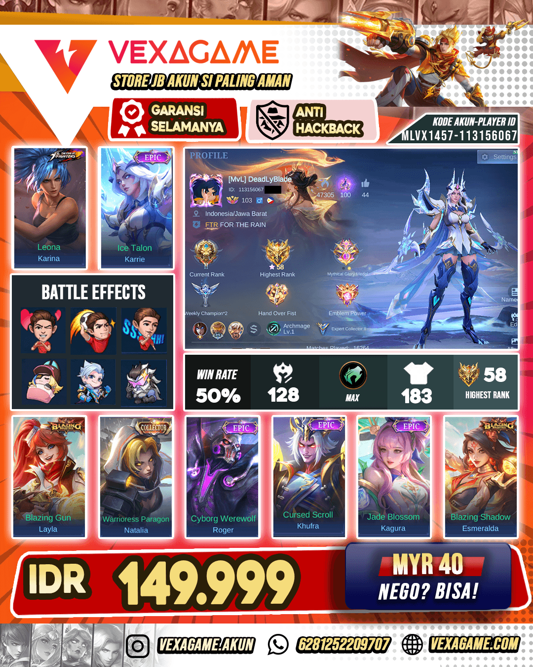 Karrie Epic X Karina KoF