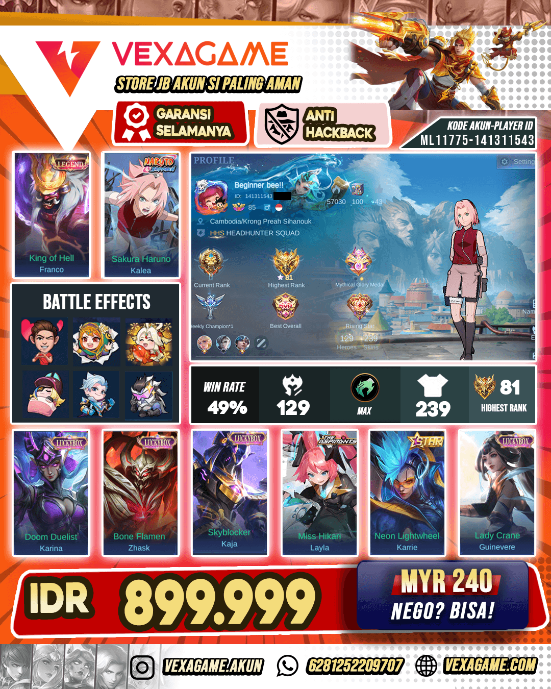 SUPER PROMO !! Kalea Sakura