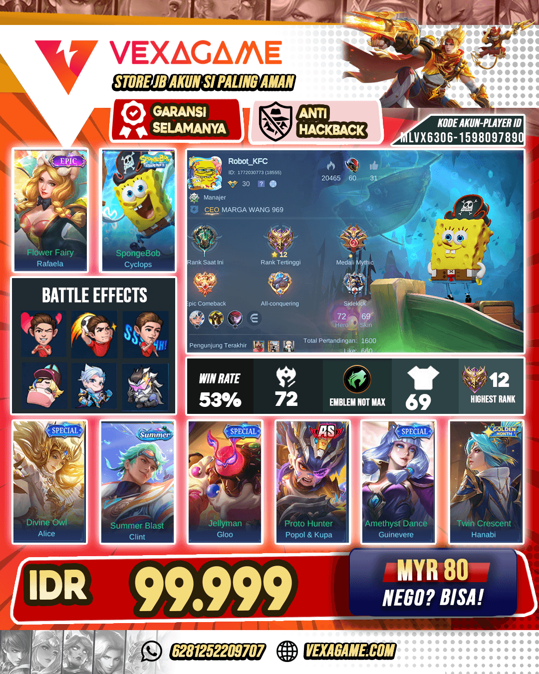 AKUN MURAH MERIAH