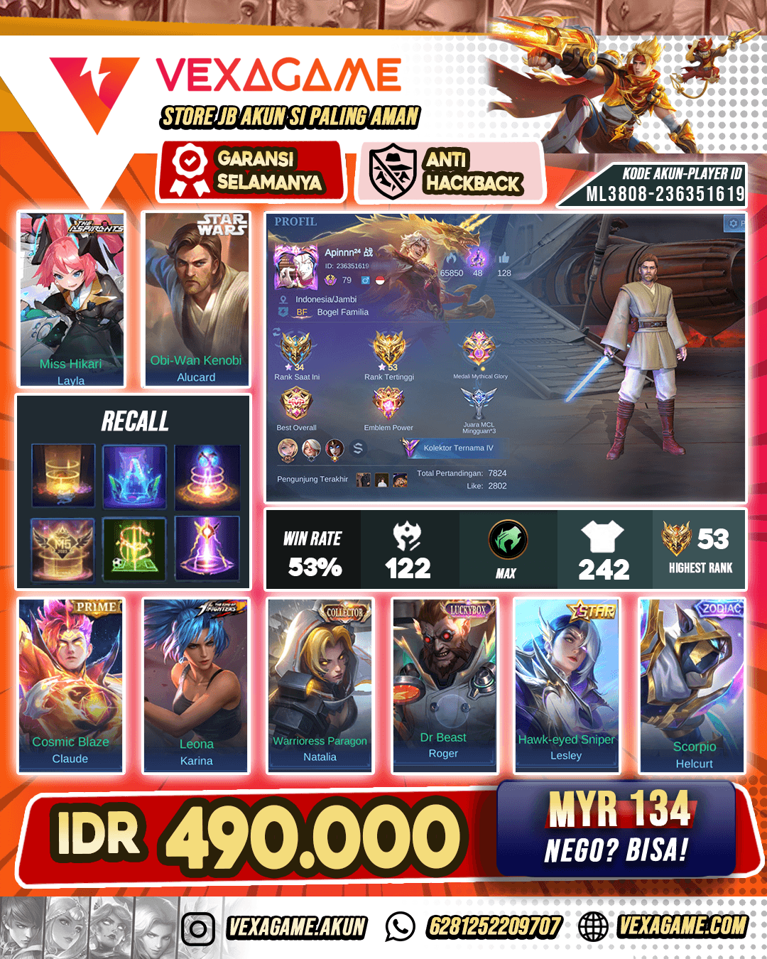 Alucard Starwars X Layla Aspirants