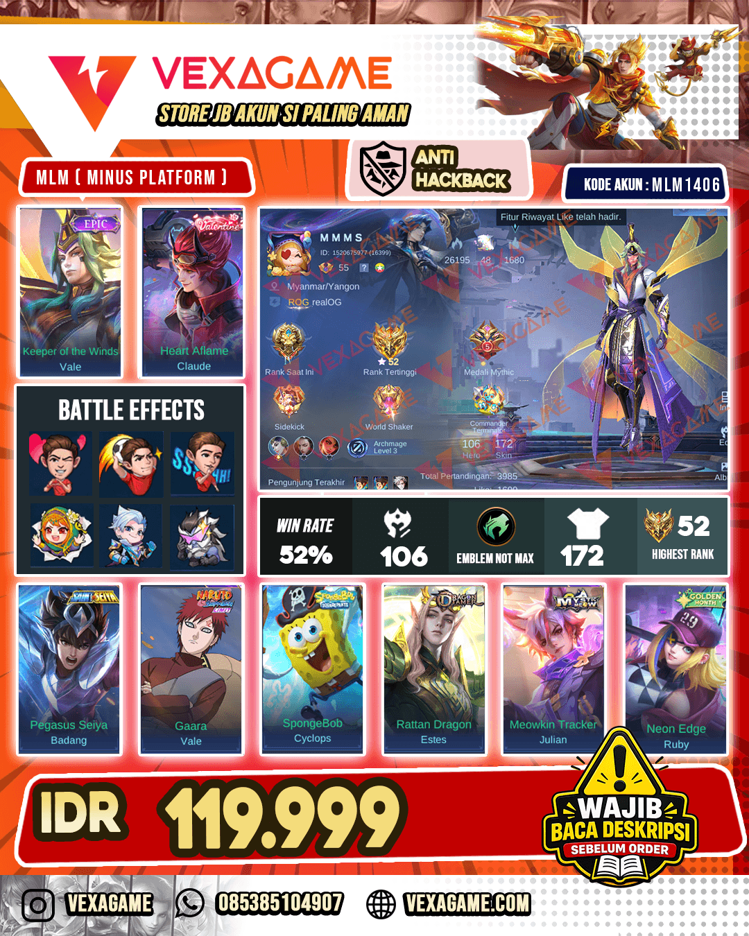 Vale Epic | Claude Valentine