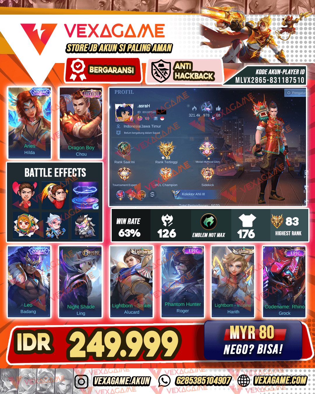 Chou Luckybox | 2 Lightborn Tas - Tas ON