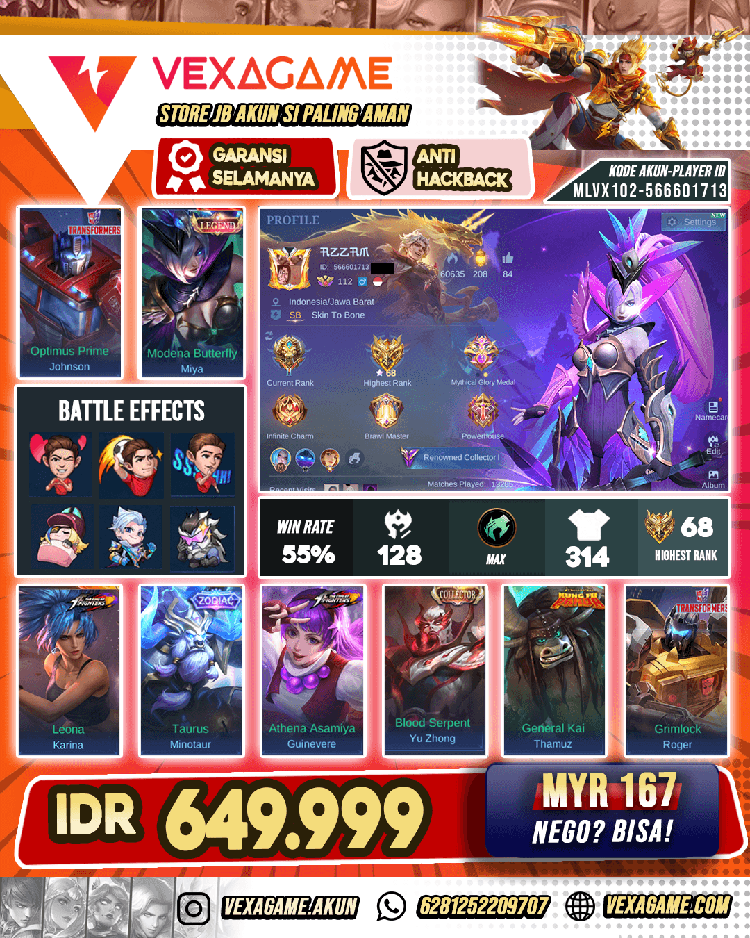 Miya Legend Murah