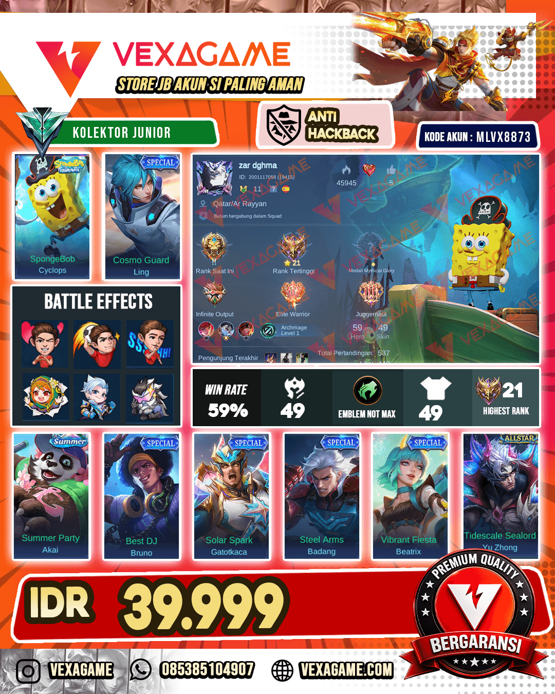 Cyclops Spongebob Murah