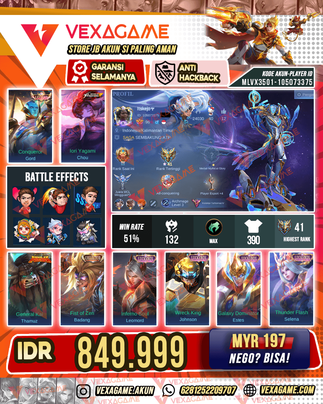 Gord Legend | Chou KOF | 3 Luckybox