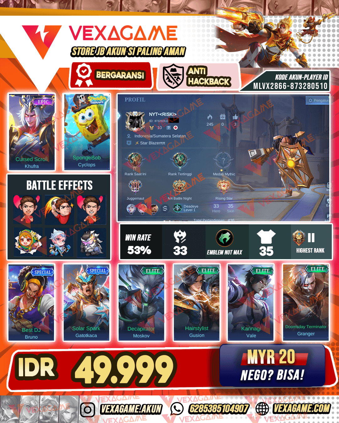 Akun Murah