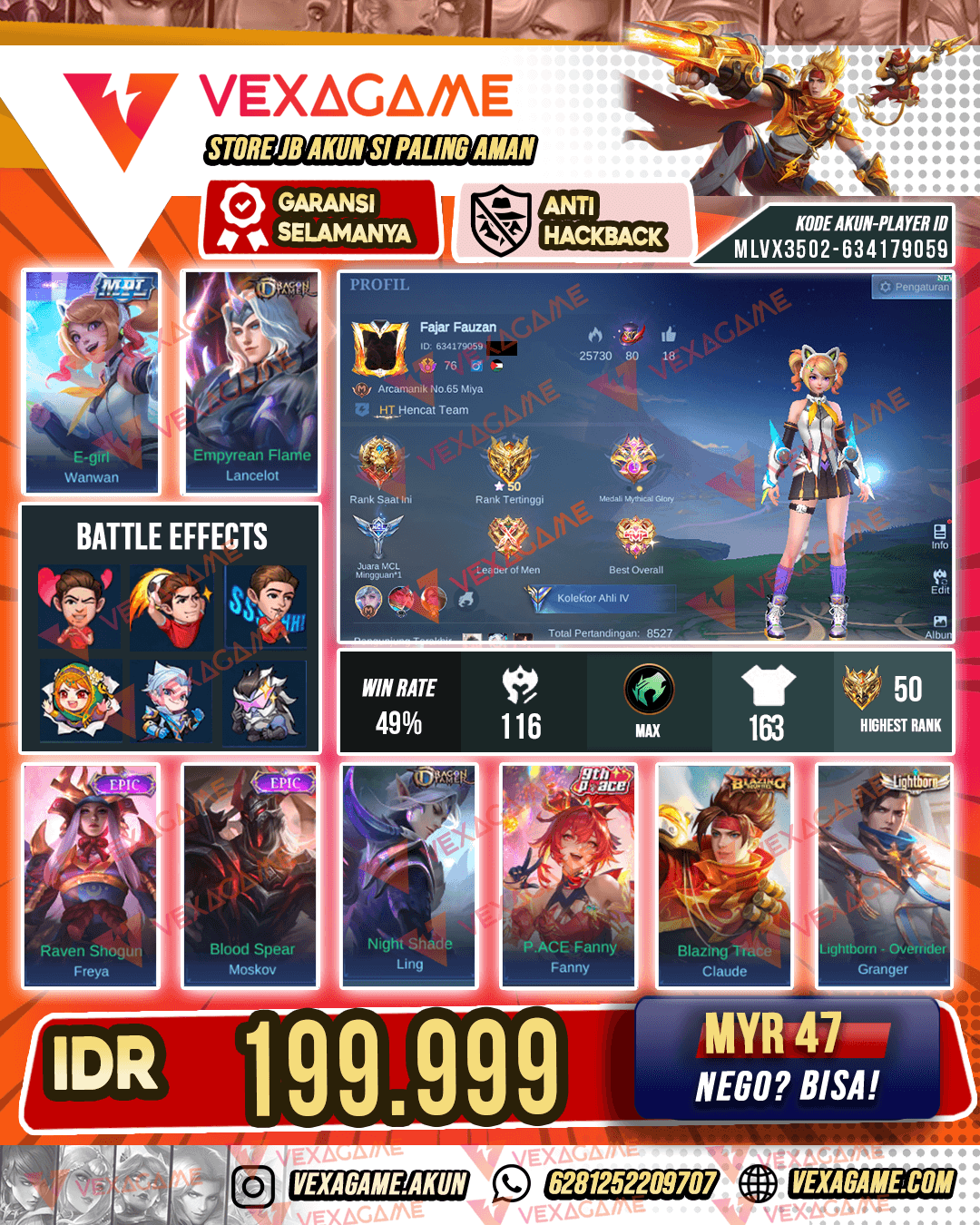 WanWan MPL | Lancelot Dragon Tamer