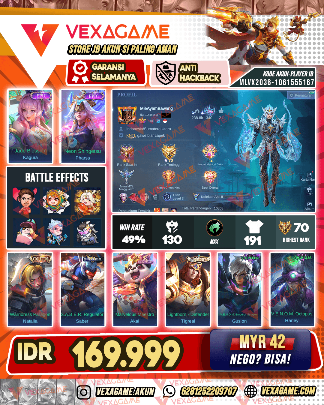Kagura Epic X Pharsa Epic | Emblem & Hero MAX |