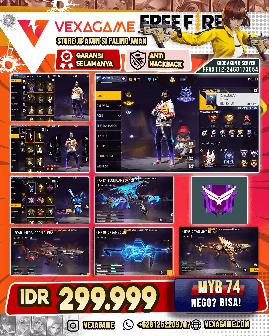 Blue Flame Draco Lv 4 | SCAR Megalodon Alpha Lv 4 | Destiny Guardian Lv 3