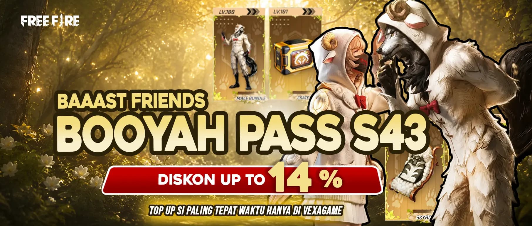 Booyah Pass S43 - Free Fire