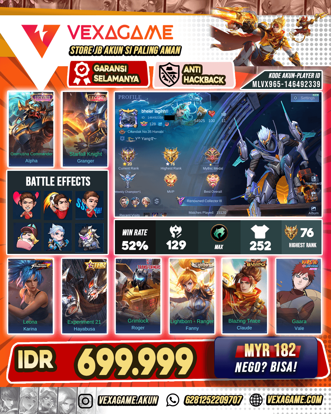 Granger Legend X Alpha Lucky Box