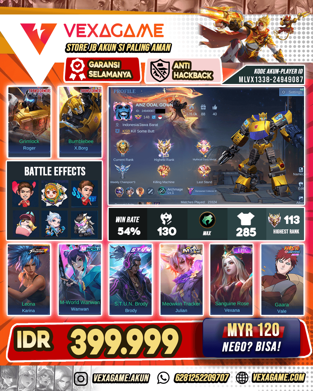 X Borg Transformer | Brody STUN | Wanwan Mworld