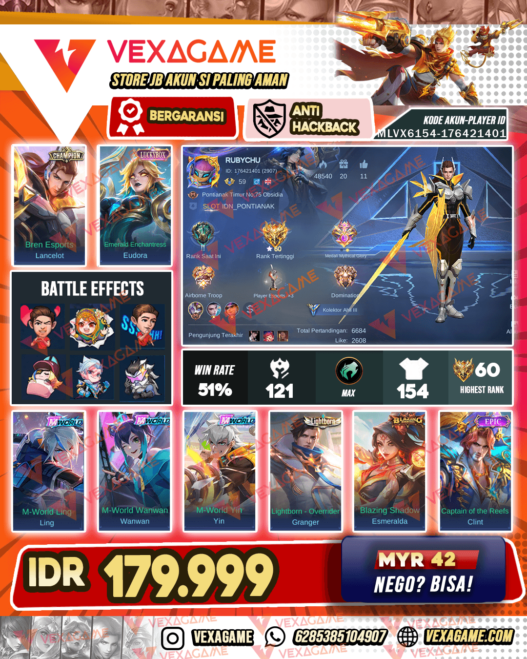 Lancelot Bren | 3 M World | Eudora Luckybox