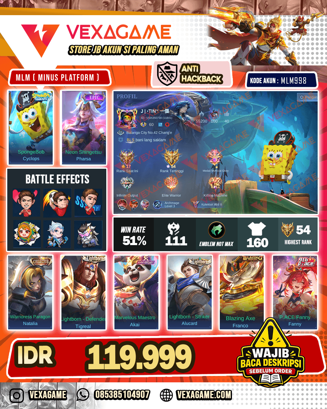 Cyclops Spongebob X Pharsa Epic