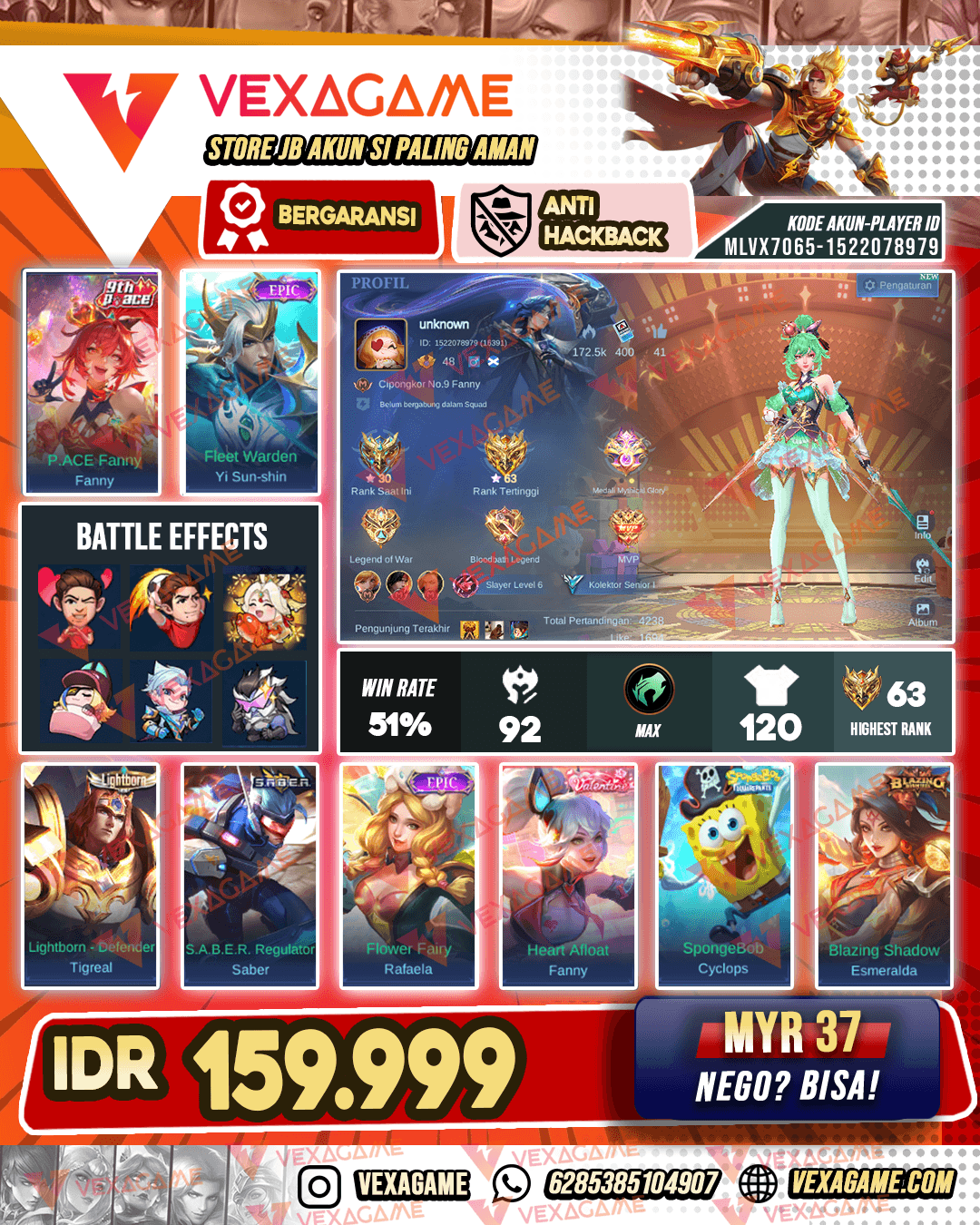 Fanny Pace | Yss epic | Emblem Max