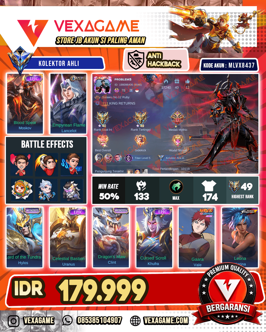 Moskov Epic X Lancelot Dragon Tamer