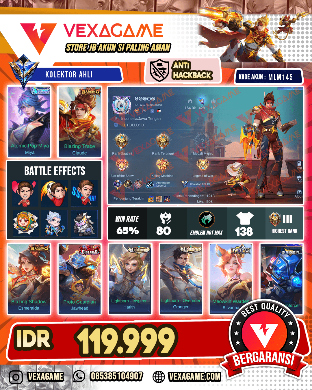 Claude Blazing | Esmeralda Blazing