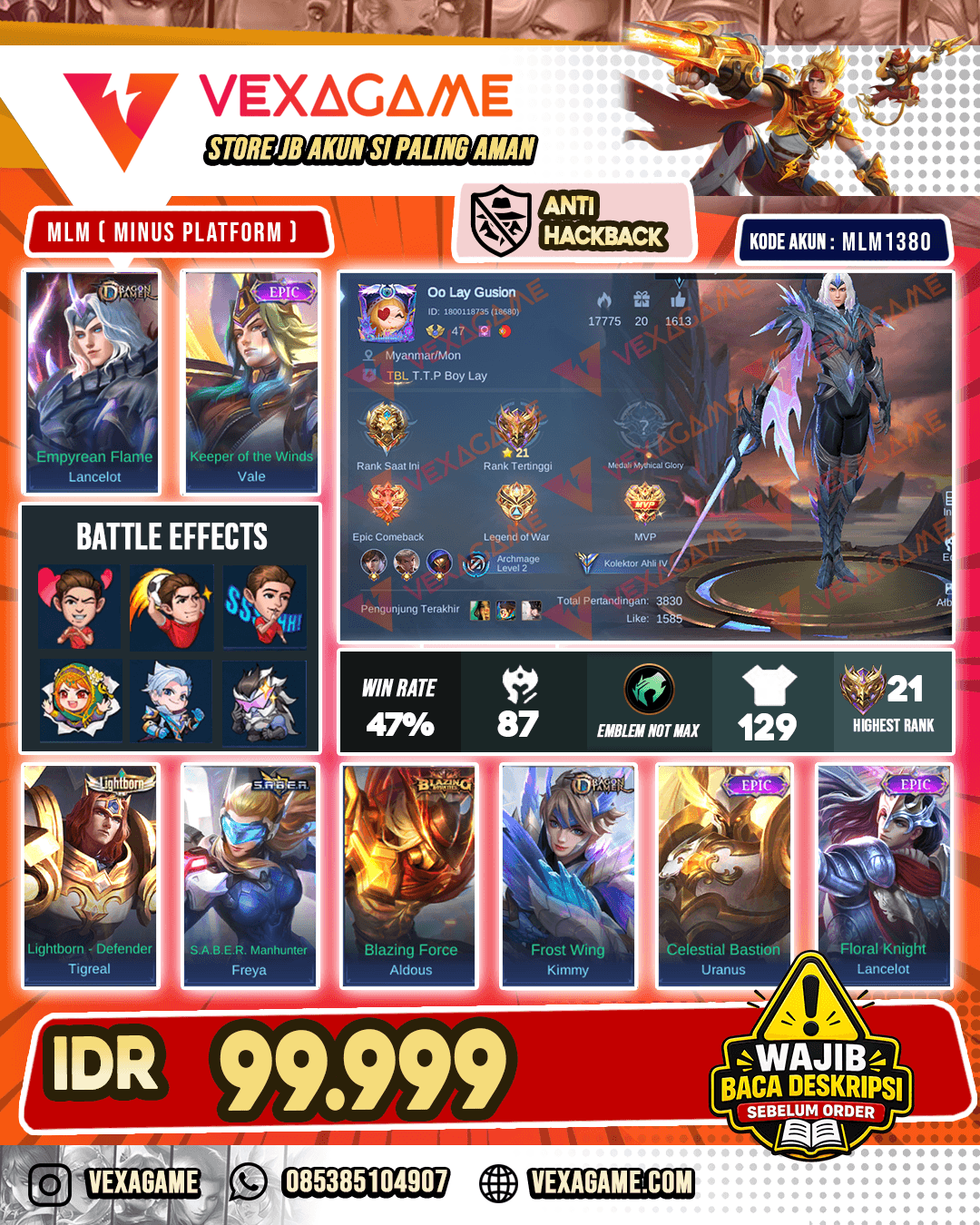 Lancelot Dragon Tamer | Vale Epic