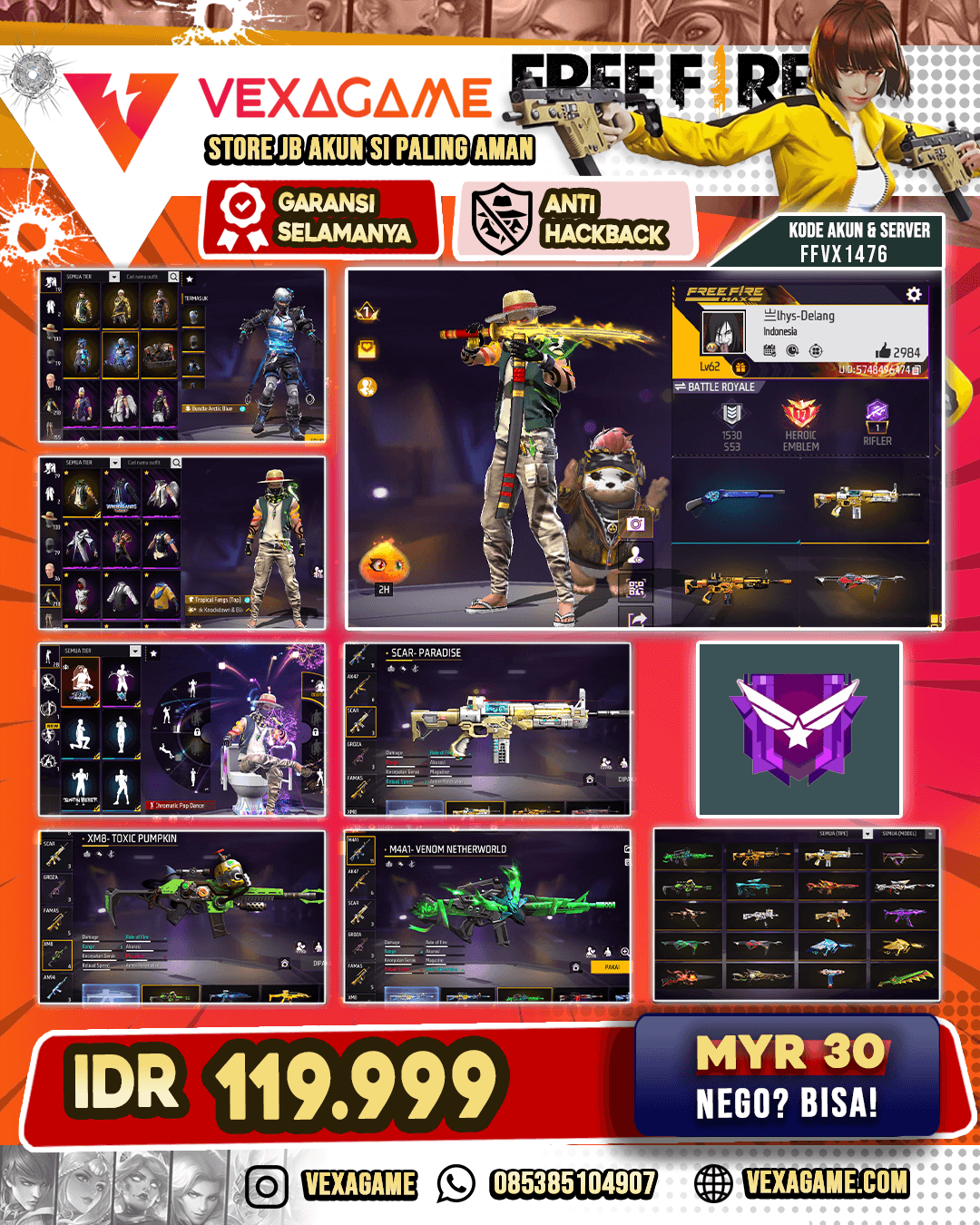 M4A1 - VENOM NETHERWORLD I SCAR PARADISE I BUNDLE ARTIC BLUE