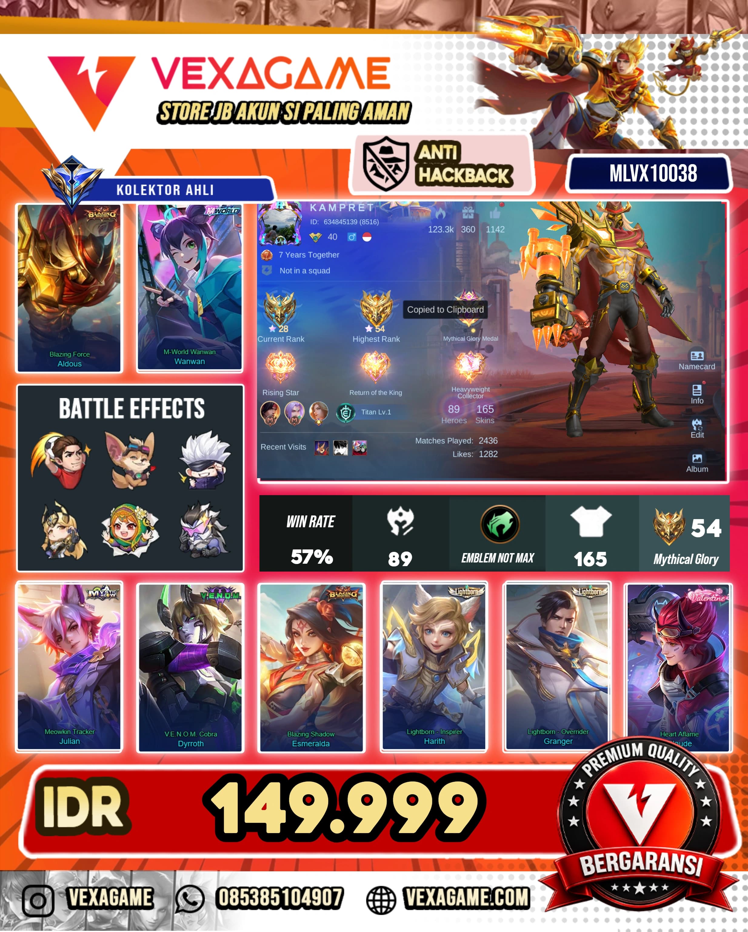 Aldous Blazing | Wanwan M World