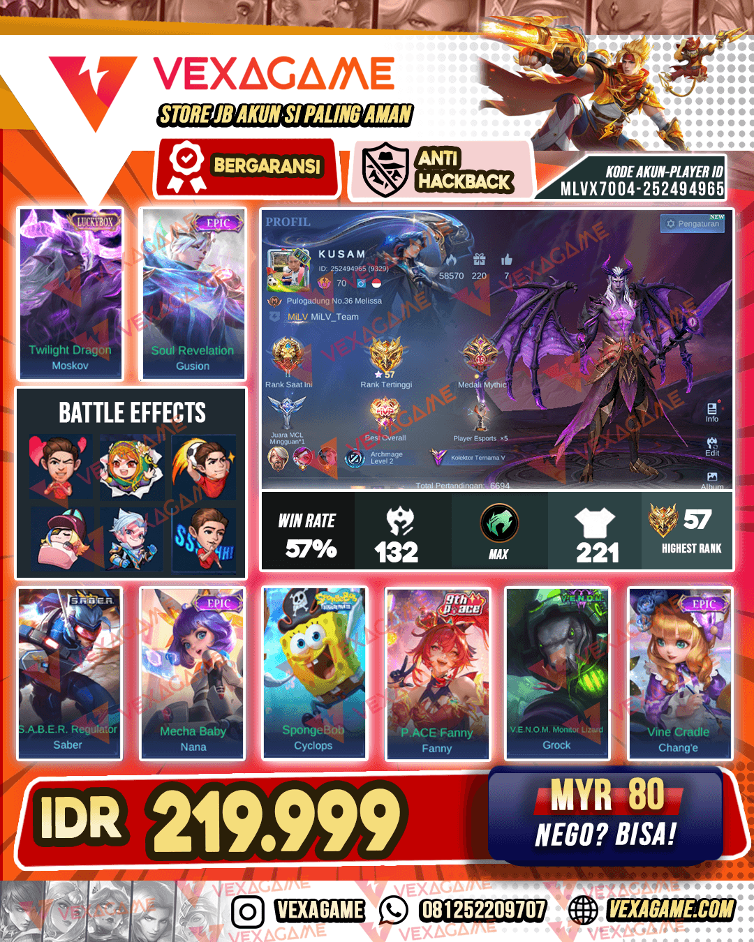 Moskov Luckybox | Gusion Epic