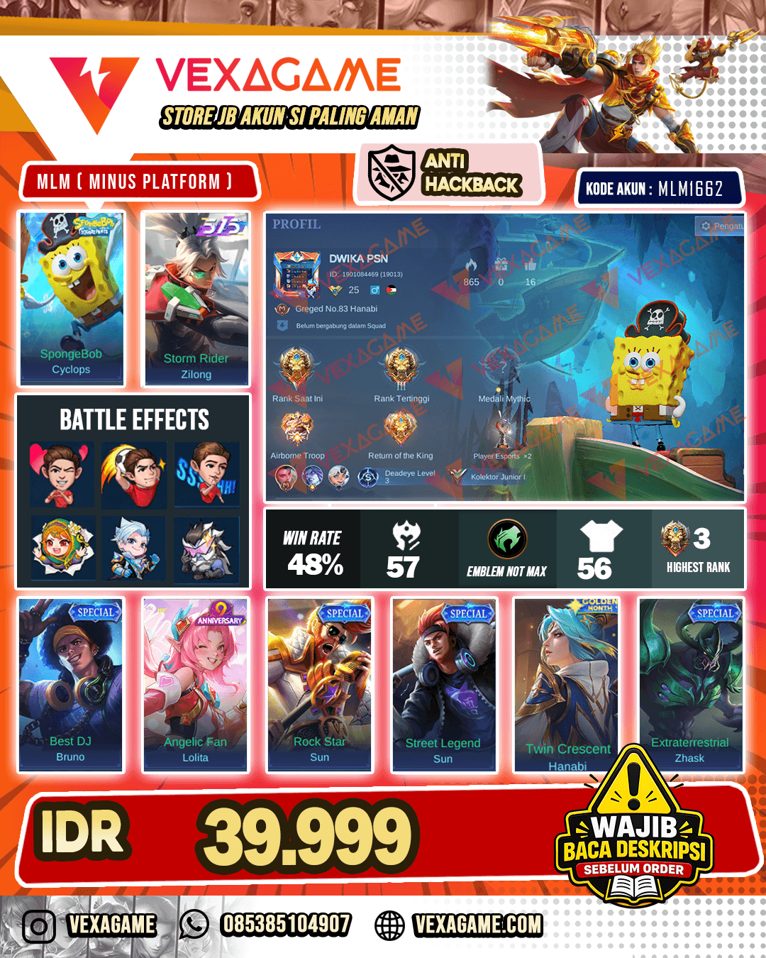 Akun Murah Harga Merakyat