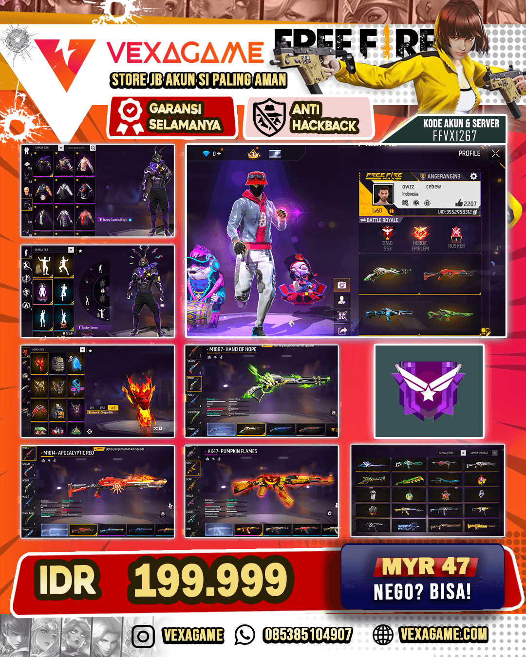 SG LUMUT X MAMBA | SG PANJANG INCU UTAMA | BUNDLE BUNNY | VAULT 160+