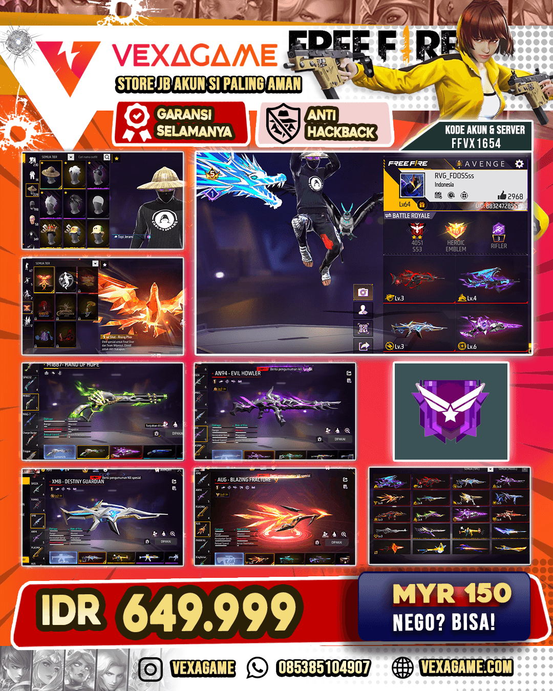 13 Evo 1 OTW MAX| Vault 300++ | Look Changer ON | Super Emote ON | Final Shoot ON | Topi Jerami