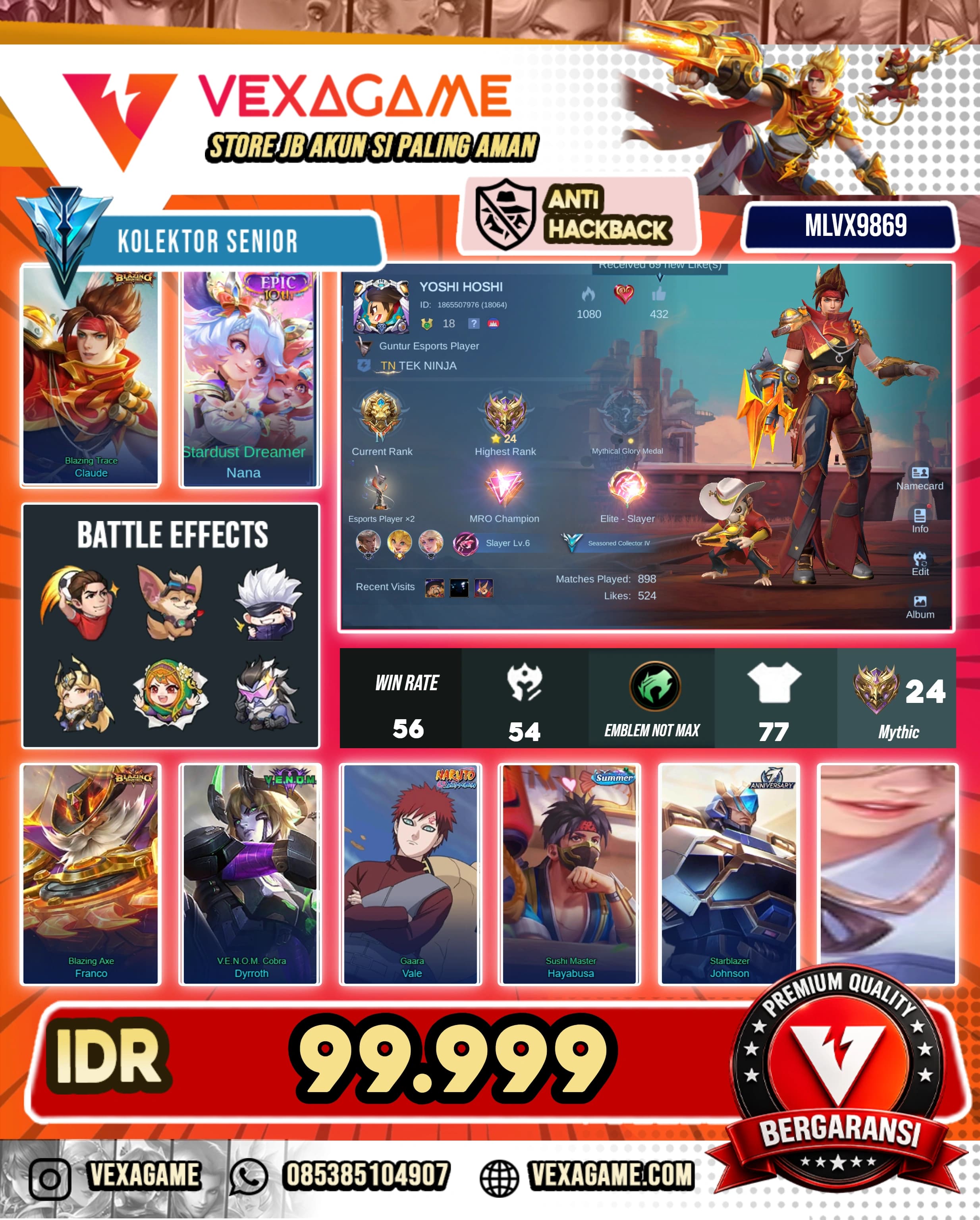 Claude Blazing | Nana Epic