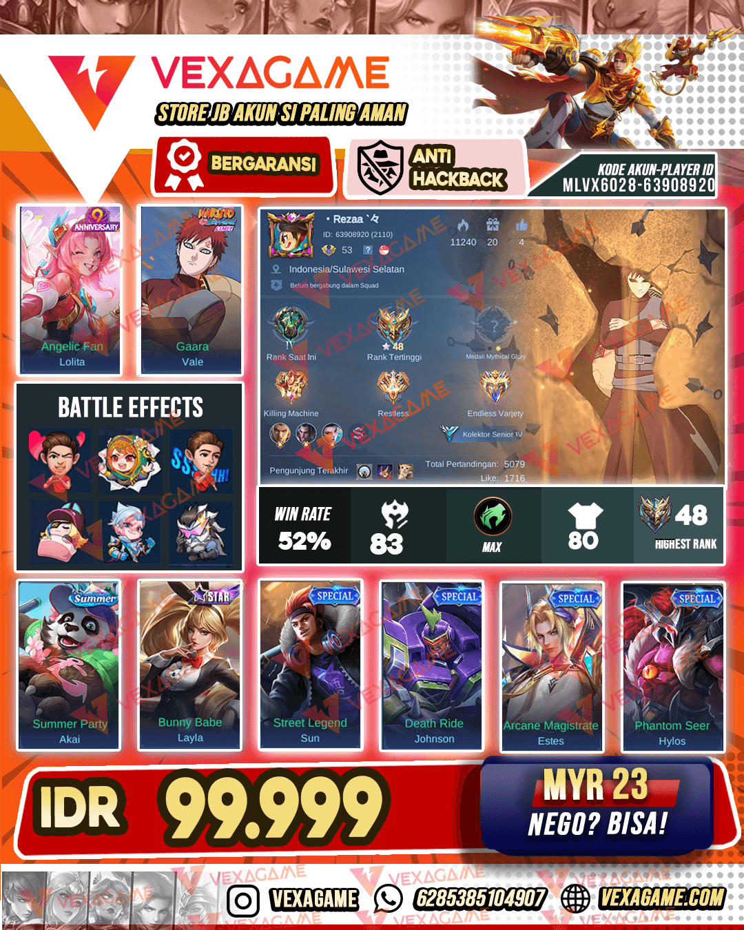Akun Murah | Emblem Max