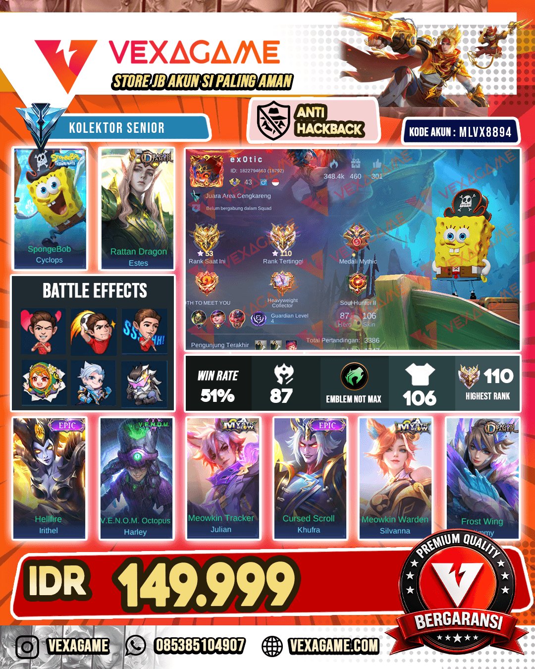 Cyclop Spongebob Ex Immortal