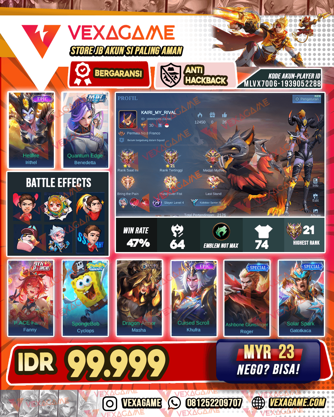 Irithel Epic | Bennedeta MPL
