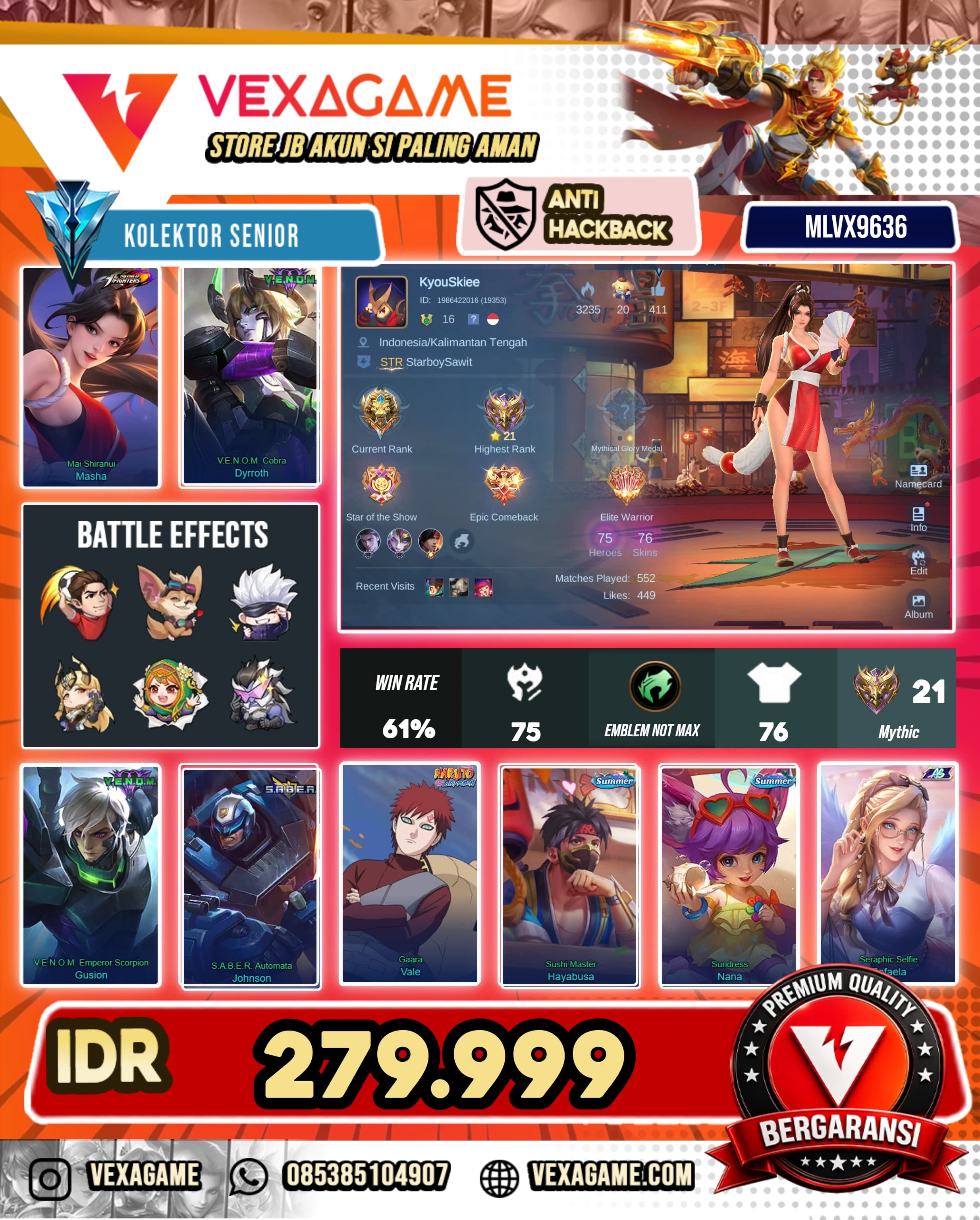 Masha KOF | Dyroth Venom