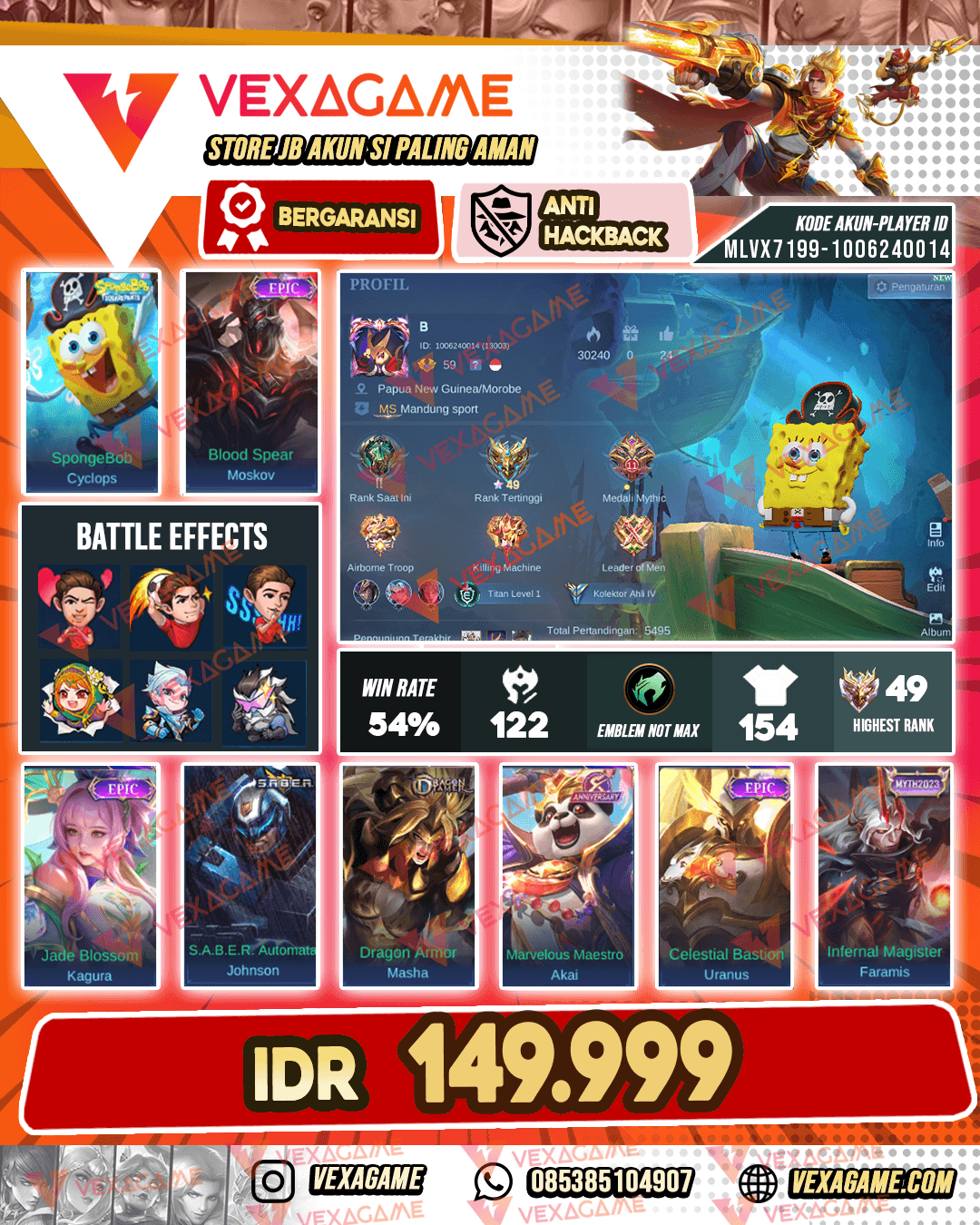 Cylops Spongebob | Moskov Epic