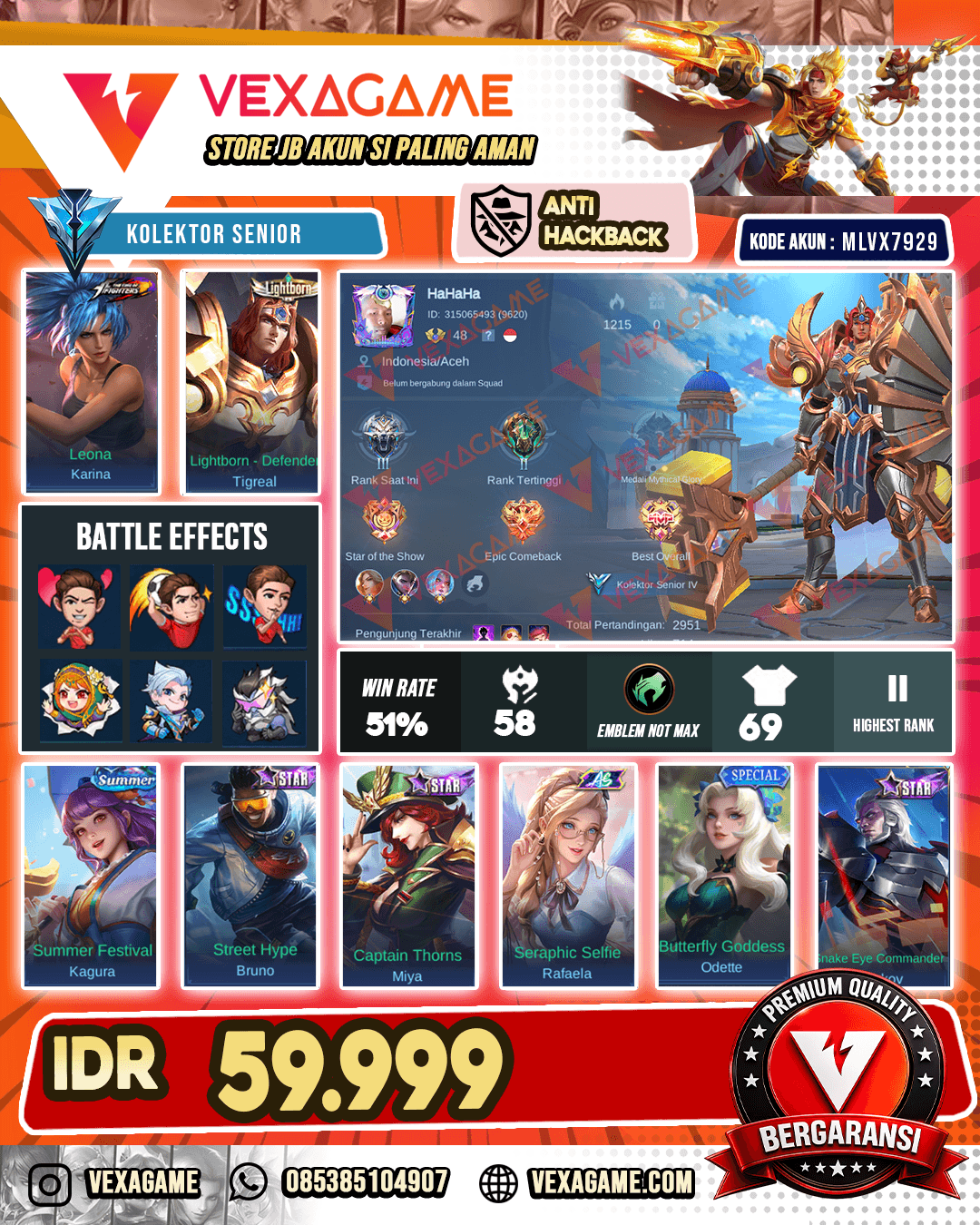 Tigreal Lightborn | Karina Kof